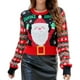 thumbnail image 5 of Mujeres Cozy Jumper Suéter Divertido Navidad Ugly Pullover Navidad Copo de nieve Prendas de abrigo Hugtrwg Para estrenar, 5 of 6