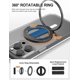 thumbnail image 2 of Phone Grip Stand with Replaceable Elastic Finger Loop, Detachable Magnetic Ring Holder Kickstand Loop, 2 of 5