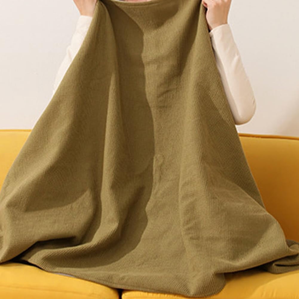 Portable Heated Shawl, Heated Shawl Wraps for Women, Portable Soft Zipper Electric Heated Blanket Shawl, 3 Heating Levels, USB Heated Blanket Shawl