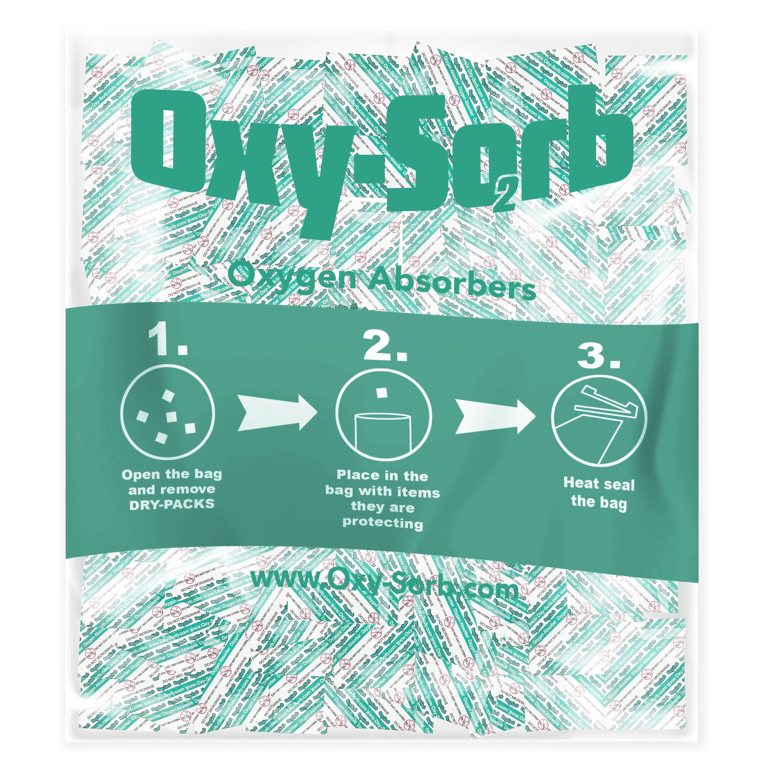 Oxygen Absorbers Imported 500CC250PK Use Gas Flushing/Vacuum