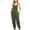 Green, variant on Azrian Womens Tops 2023,Fashion Women Casual Cold Shoulder Jumpsuit Solid Suspender Jumpsuits Wide Pocket Leg Pant Clearance Sale