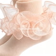 thumbnail image 4 of TELOLY 4Pairs Kids Socks,8-10 Years Old Ruffle Socks,Solid Color Lace Socks,Combination1, 4 of 7