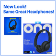 thumbnail image 4 of onn Wireless On-Ear Headphones, Black, 4 of 8