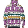 thumbnail image 5 of Hoodies for Men - Exotic Funny Cute Alpaca Long Sleeve Comfrt Men'S Fashion Hoodies & Sweatshirts, Sweatshirts for Men Hoodies Pullover Clothing Clothes with Pouch, 5 of 7