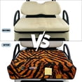 thumbnail image 5 of SEANATIVE Golf Cart Seat Covers with Four Pockets, Non Slip Golf Cart Seat Cushion Covers Suitable for Summer Winter All-Season, Easy to Install and Clean, Tiger Print, 5 of 7