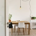 thumbnail image 5 of Kiven Plug in Industrial Pendant Light, Pulley Hanging Light 15FT Plug-in Cord and Dimmer Switch, Vintage Style Metal Ceiling Pendant Light,Bronze Finish, 5 of 7