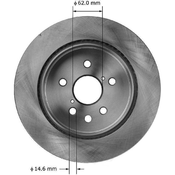 BENDIX PRT5940 Bendix Brake Rotor Fits select: 2006-2013 LEXUS IS, 2006-2011 LEXUS GS
