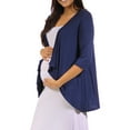 thumbnail image 2 of Women's Maternity 3/4-sleeve Open Shrug, 2 of 4