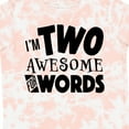 thumbnail image 4 of Inktastic I'm Two Awesome for Words 2nd Birthday Boys or Girls Toddler T-Shirt, 4 of 5