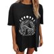 thumbnail image 5 of Blusa de manga corta de verano con estampado de sol y luna gótica vintage para mujer Pompotops hfajkhk140684, 5 of 9
