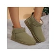 thumbnail image 4 of Stay Comfy In Winter With Womens Short Winter Boots Classic Booties Featuring Warm Cotton Lining And Durable Thick Sole, 4 of 7