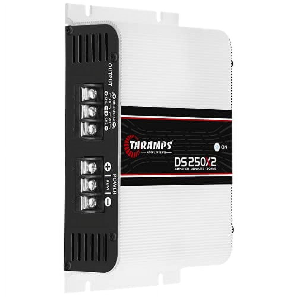 taramps DS250×2 アンプ Taramps DS 250x2 Amplifier 2-ohm 250W RMS 2-Channels - Walmart.com