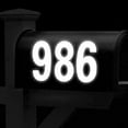 thumbnail image 2 of MasteelfCA 10 Sets Reflective Mailbox Numbers Sticker Decal for Signs Door Cars Trucks Address Number, 2 of 7