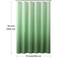 thumbnail image 6 of Extra Wide Fabric Shower Curtain, Blue Ombre Waterproof Around Shower Curtains for Bathroom, Microfiber Cloth Wide Bath Curtains, 108" W x 84" H, 6 of 6