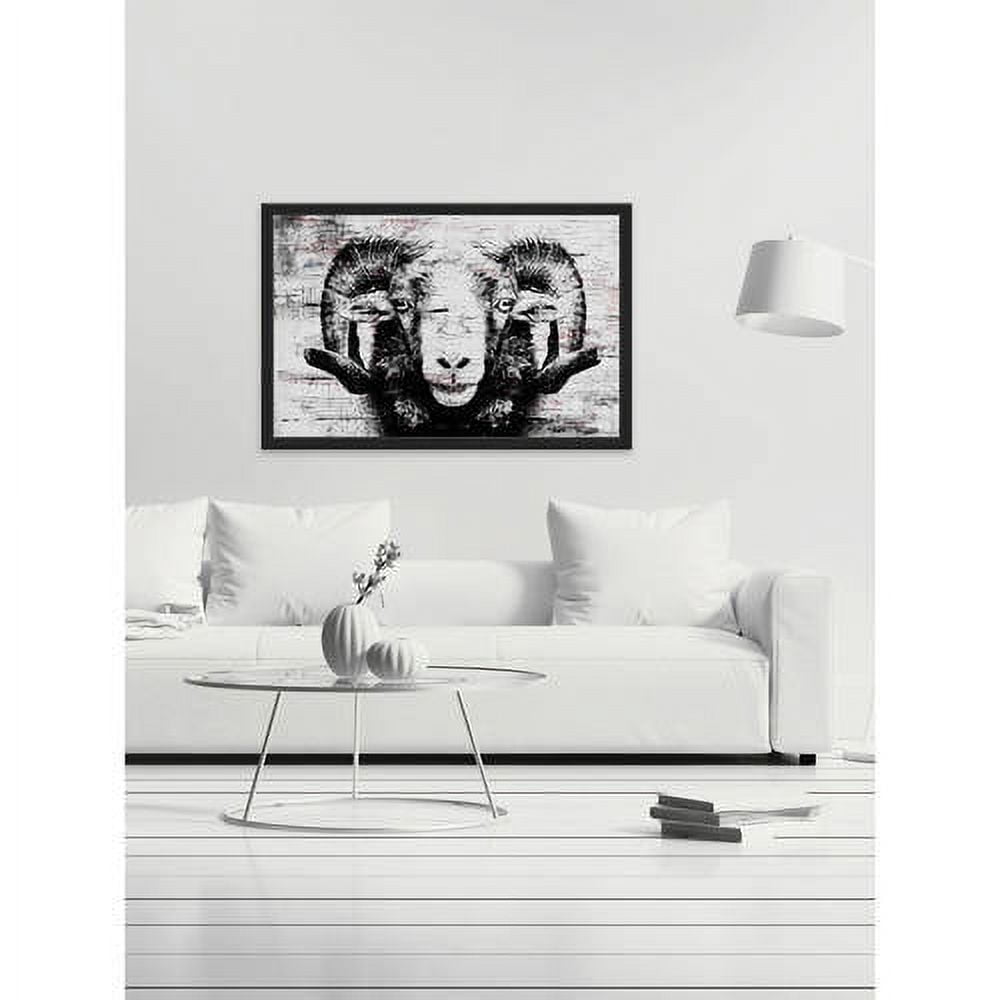 Parvez Taj "Staring Ram Eyes" Framed Painting Print