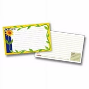 Labeleze Recipe Cards with Protective Covers 4 x 6 - Sunflowers