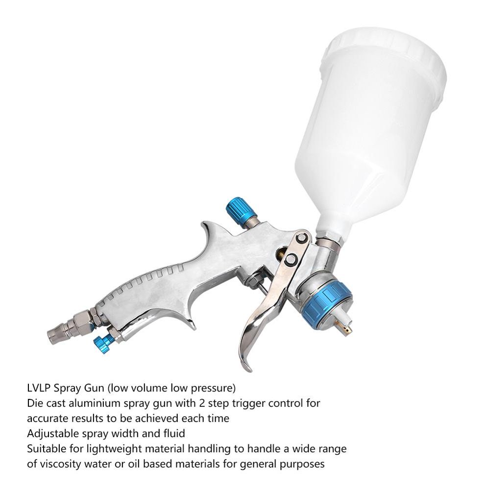 Kritne Air Spray Paint Gun, LVLP Spray Gun,1/4 Air Inlet LVLP Air Spray