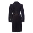 thumbnail image 2 of Luciano Abitboul Women's Long Suede Blazer Style Maggie Jacket Sz Small Black, 2 of 2