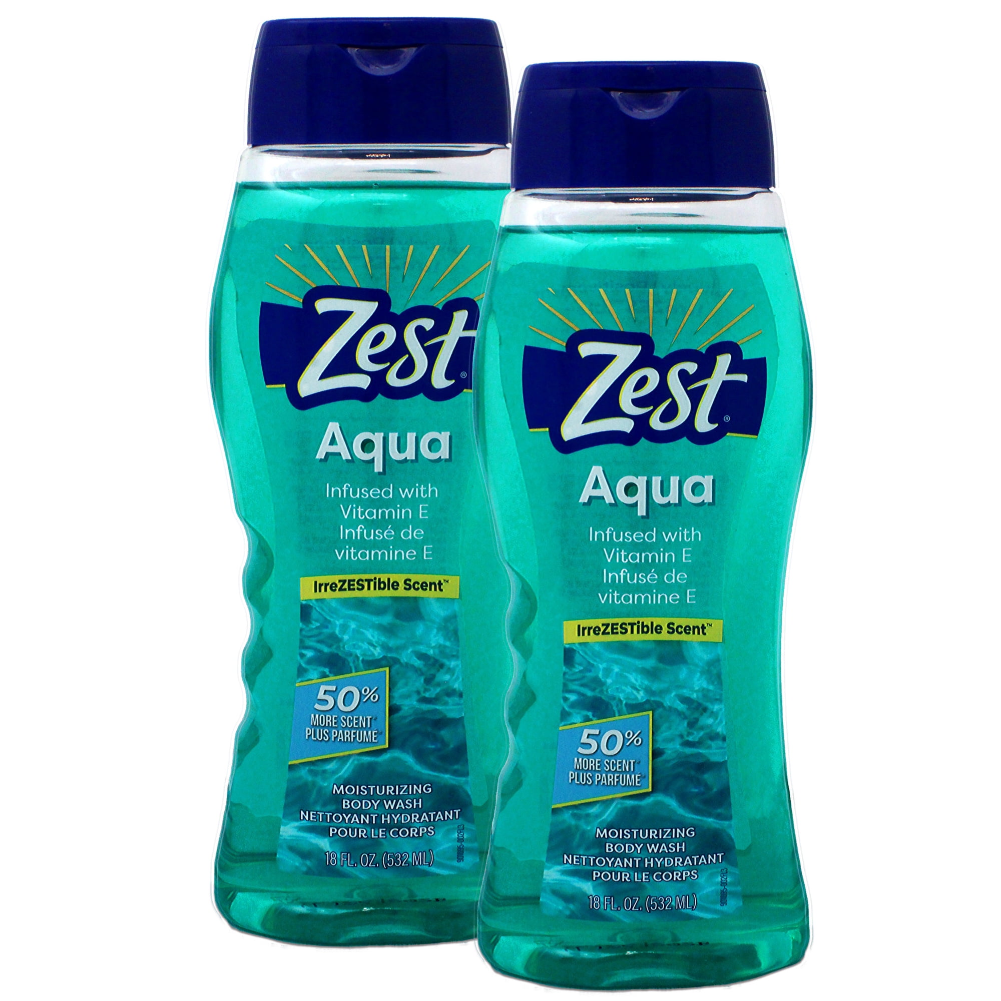 Body Wash, Aqua 18 oz (Pack of 2)