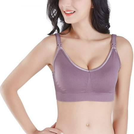 

High Quality Nursing Bra Maternity Breastfeeding Bra Prevent Sagging Plus Size Breast Feeding Bra