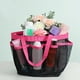 thumbnail image 2 of Bolsa de almacenamiento portátil Uxcell, bolsa de malla, secado rápido, colgante de nylon fucsia 1 pieza, 2 of 7
