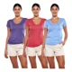 thumbnail image 1 of Paquete 3 Playera Mujer Dama Cuello V 100% Algodon Alfani, 1 of 8