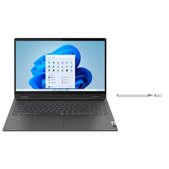 Lenovo Flex 5i 15.6" FHD Touch Screen Laptop | Intel Core i5-1135G7 Processor | 8GB RAM | 256GB SSD | Intel Iris Xe Graphics | Windows 11 Home | Graphite Grey | Bundle with Stylus Pen
