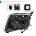 thumbnail image 5 of Spec-D Tuning Black Smoke Switchback Sequential LED Signal Strip Headlights Compatible with 2009-2018 Dodge Ram 1500, 2010-2018 Ram 2500 3500, Left + Right Pair Headlamps Assembly, 5 of 7