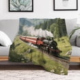 thumbnail image 5 of Flannel Throw Blanket 40"x50" - Ultra Soft Plush Blankets for Couch, Bed, Camping - Lightweight Train Blanket for Women, Men, Gift, Machine Washable, 5 of 7