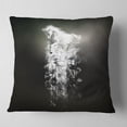 thumbnail image 2 of Designart Fantasy White Horse Running - Animal Throw Pillow - 18x18, 2 of 5