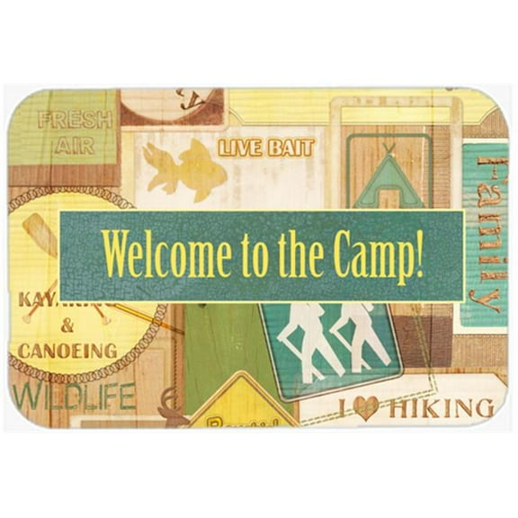 Carolines Treasures Welcome To The Camp Mouse Pad