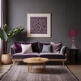 thumbnail image 7 of Urban Designs Loft Chic Metal & Glass Table Lamps (Set of 2) Purple Red, 7 of 7