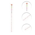 thumbnail image 3 of Unique Bargains 50 Pcs Disposable Colorful Eyelash Brush for Bathroom Red Plastic Nylon, 3 of 5