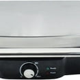 thumbnail image 3 of Stainless Steel Panini Press Electric with Adjustable Temperature Settings and Nonstick Plates, 1200W, 3 of 5