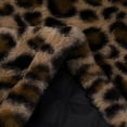 thumbnail image 4 of JIKNTTR Women Coats Long Sleeve Leopard Fuzzy Zipper Hooded Jacket Coats With Pocket Warm Winter Outwear, 4 of 8