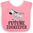 thumbnail image 3 of Inktastic Future Zookeeper Zoo Animals Boys or Girls Baby Bib, 3 of 4