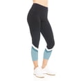 thumbnail image 2 of Capri Length Highwaist Legging with Rubber Stripes, 2 of 4