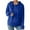 Blue #018, variant on Womens Oversized Hooded Sweatshirt Long Sleeve Drawstring Cute Hoodie Lightweight Solid Fleece Pullover Tops Hot Pink S
