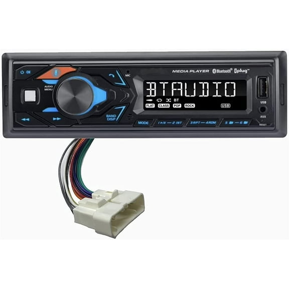 Kioti Bluetooth Tractor Radio, AM/FM, Siri/Google Assistant, USB Input with MP3 Playback and Charging Radio Stereo Receiver - Fits NX RX DK CK Series Cab Tractors with Easy Connect Harness