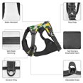 thumbnail image 6 of Picia Lemon Seamless Pattern Oil Painting Effect No-Pull Dog Harness Reflective Front Clip Vest with Handle,Step-in Air Dog Harness,Adjustable 2 Metal Rings 4 Buckles,Easy to Put on & Take Off Medium, 6 of 9
