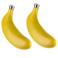 thumbnail image 1 of 2 Pack Bar Drinking Accessories Tools 5 Oz Banana 304 Stainless Steel Hip Flask Pot Home Kitchen Bar Tools Hip Flask, 1 of 5