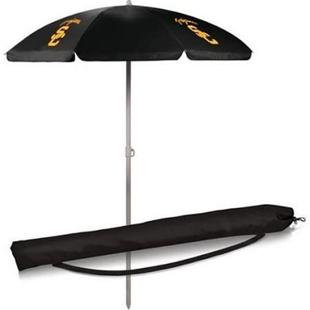 Picnic Time 822-00-179-094-0 University of Southern California Trojans Digital Print Beach Umbrella, Black