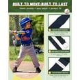 thumbnail image 2 of AWAYTR Elastic Adjustable Adult Baseball Belts Navy Blue, 2 of 8