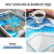 Epoxy Resin 2 Gallon, Crystal Clear Epoxy Resin Kit for Pros & Beginner,Casting Resin for Art Coating & Casting Jewelry DIY River Table Countertop Tumbler Wood Canvas Painting Art Craft Resin