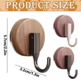 thumbnail image 2 of Vintage Suction Cup Hooks, Loetky Removable Shower Hooks For Bathroom Window Glass Mirror Tile, Towel Hooks Bath Robe Looafh Hook, 2 Hooks, 2 of 4