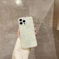thumbnail image 5 of Case for iPhone 14 Pro Max, Soft TPU Bumper Cute Print Pattern Design Women Girls Protective Phone Cover Case for iPhone 14 Pro Max (6.7 inch), Green Flower, 5 of 5