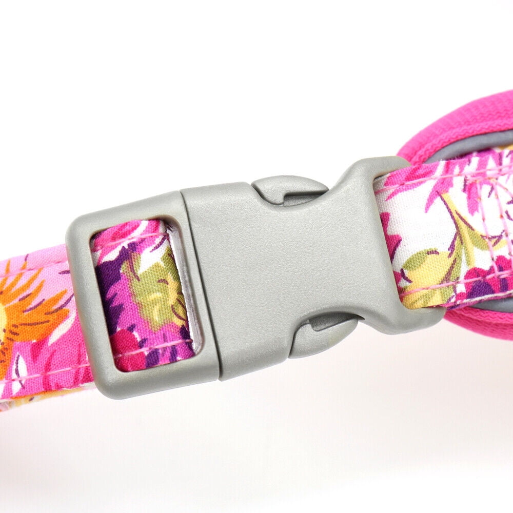 Didog 3pcs Personalized Dog Collar & Walking Leash & Soft Mesh Vest Harness Nylon S-L
