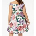 thumbnail image 2 of Womens Plus Floral Print A-Line Dress 24, 2 of 2