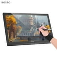 thumbnail image 1 of BOSTO 22U mini Interactive Pen Display Monitor with 21.5 Inch 1920*1080 HD Screen 8192 Level Pressure Graphics Digital Tablet with Arm Stand Drawing Pen for Windows & Mac, 1 of 7