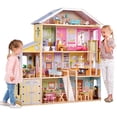 thumbnail image 1 of KidKraft Majestic Mansion Wooden Dollhouse with 34-Piece Accessories, Working Elevator and Garage, Gift for Ages 3+, 1 of 5